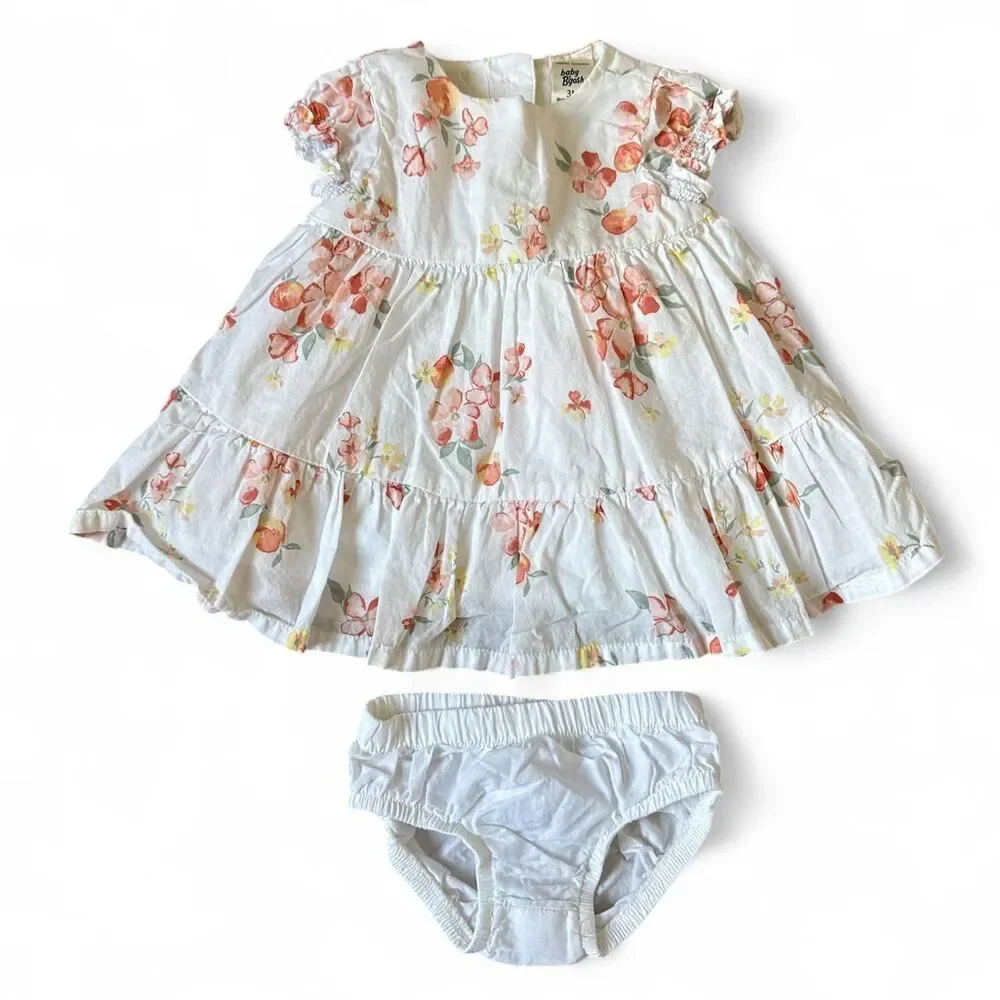 Baby B’gosh Baby Girl Floral Dress with Matching Bloomers 3 Months